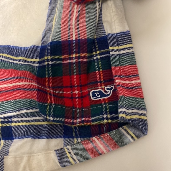 Holiday plaid Vineyard Vines shirt - Picture 3 of 4